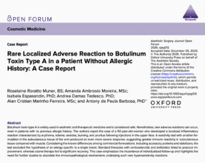 Rare-Localized-Adverse-Reaction-to-Botulinum-Toxin-Type-A-in-a-Patient-Without-Allergic-History--A-Case-Report
